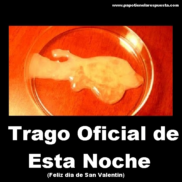 trago oficial de san valentin